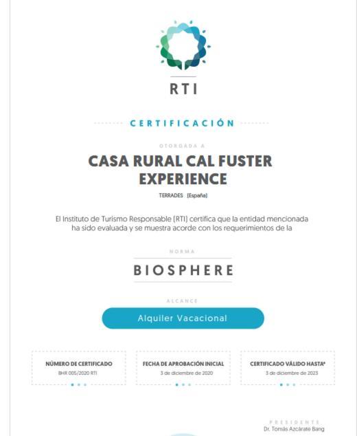 Cal Fuster Experience Villa